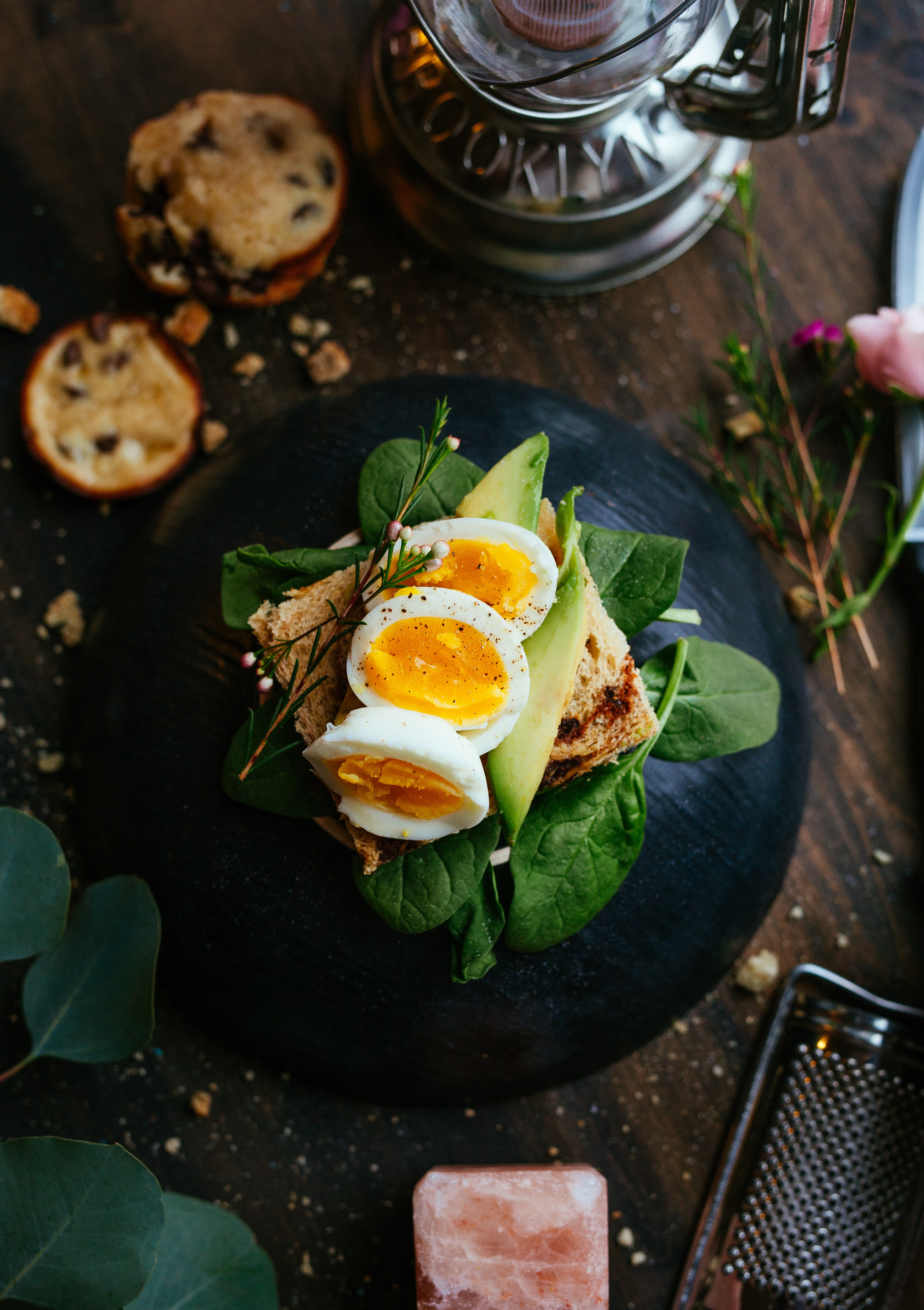 eggs & spinach